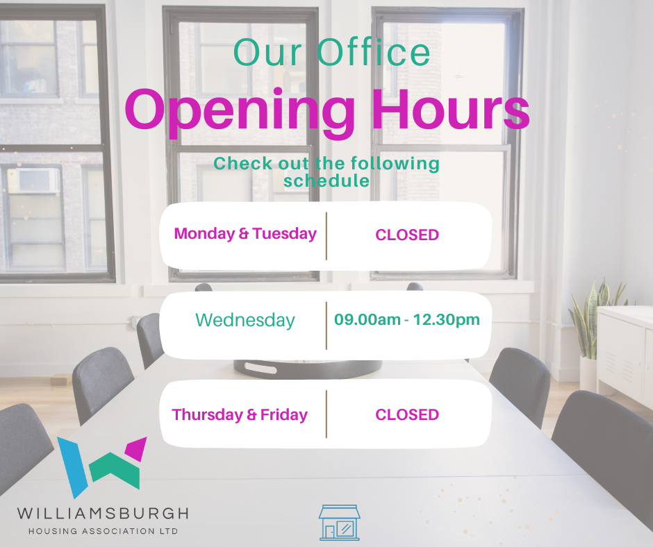 Office Opening Hours Oct 22